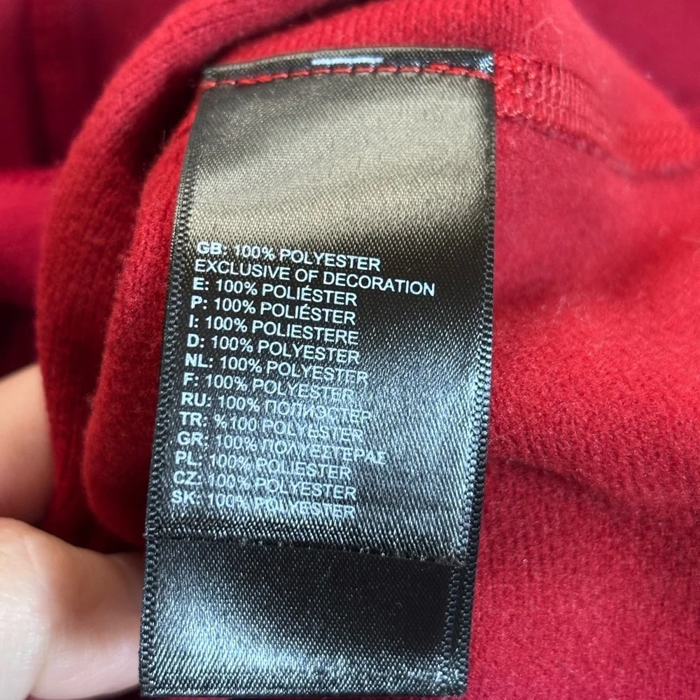 The North Face Quarter Zip Sz. Medium War Patch